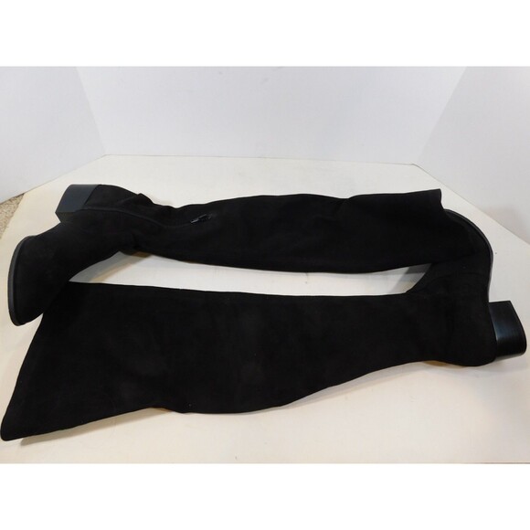 Kenneth Cole Women's Adelynn Over the Knee OTK Partial Zip Boots 6 M Black - Picture 3 of 4